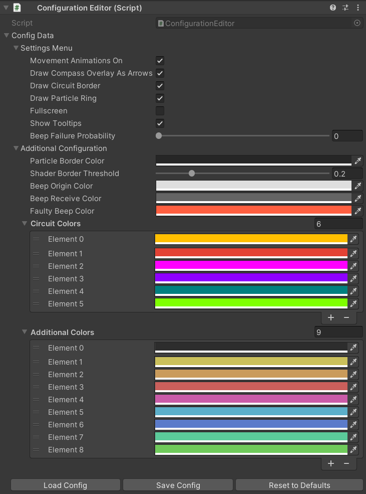 Configuration Editor